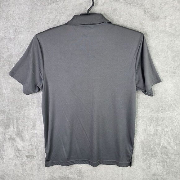 Mens PGA Tour Pro Series Gray & Red Striped Polo Shirt Short Sleeve Polyester XL - Picture 4 of 7